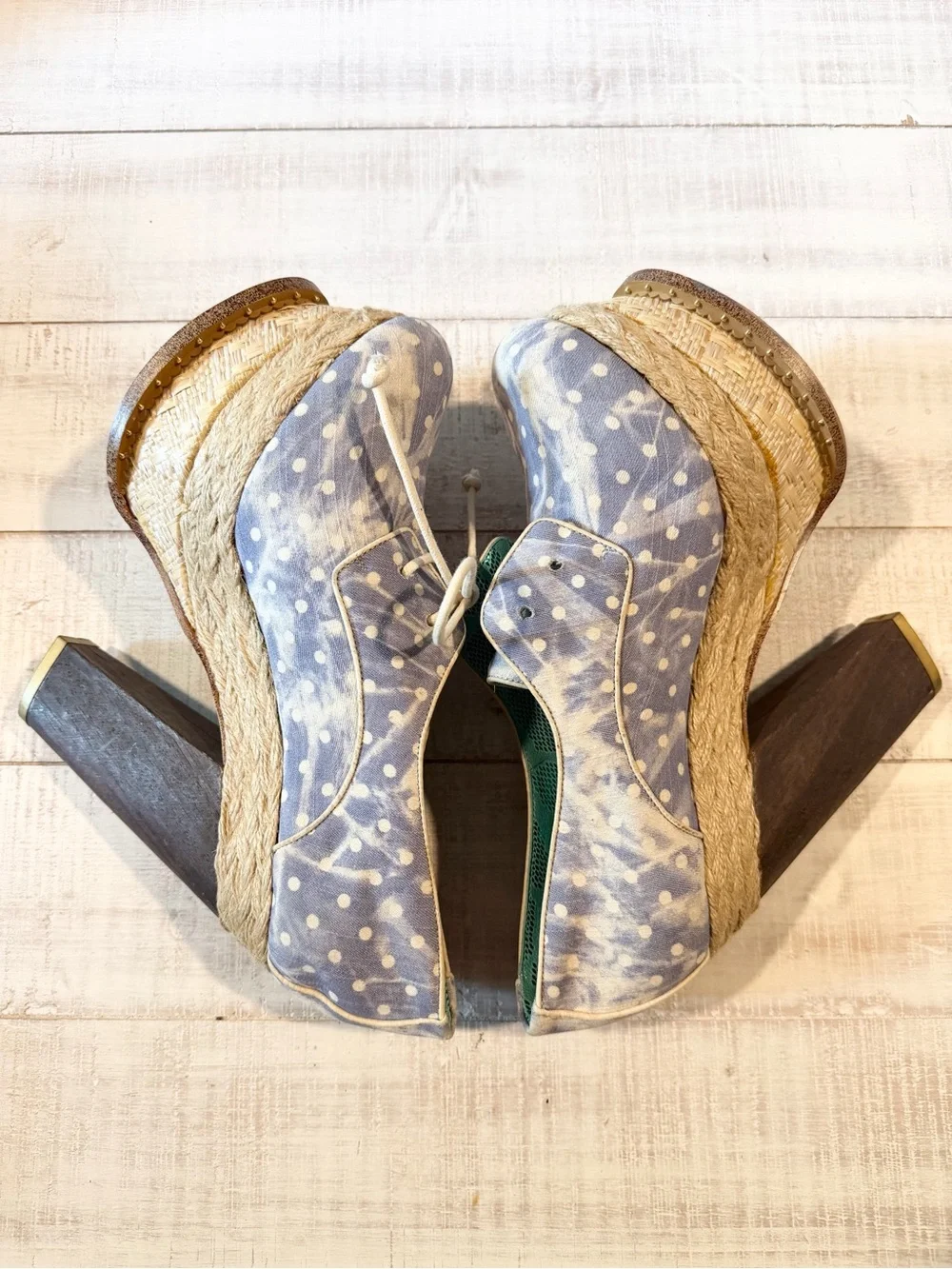 Irregular Choice Dan Sullivan Platform Lace Up Chunky Heel Size 41 Whimsical